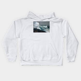 Northeaster by Winslow Homer Kids Hoodie